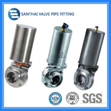 Santhai Brand Butterfly Type Stainless Steel Pneumatic Valve